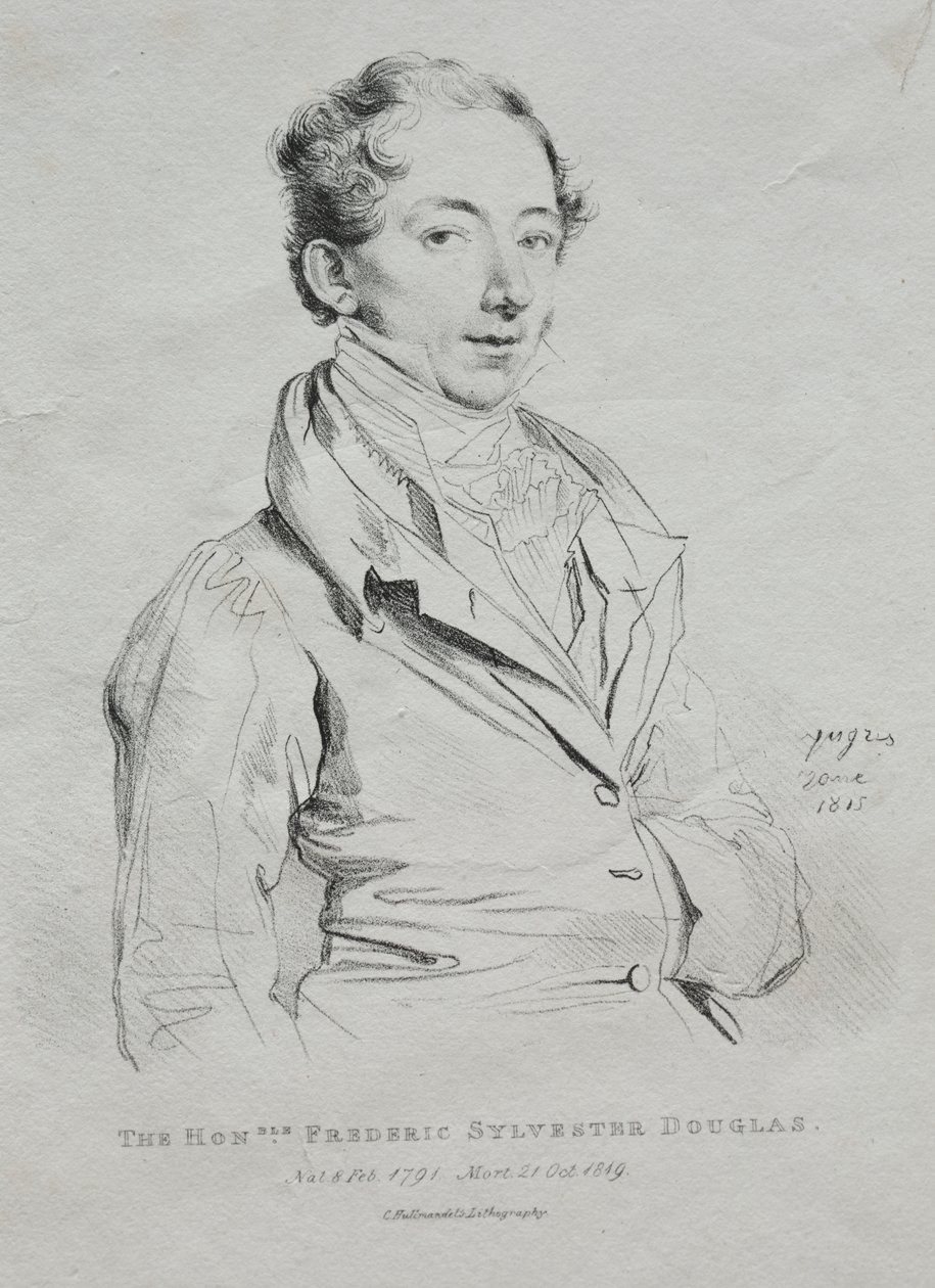 Ärade Frederic Sylvester Douglas av Jean Auguste Dominique Ingres