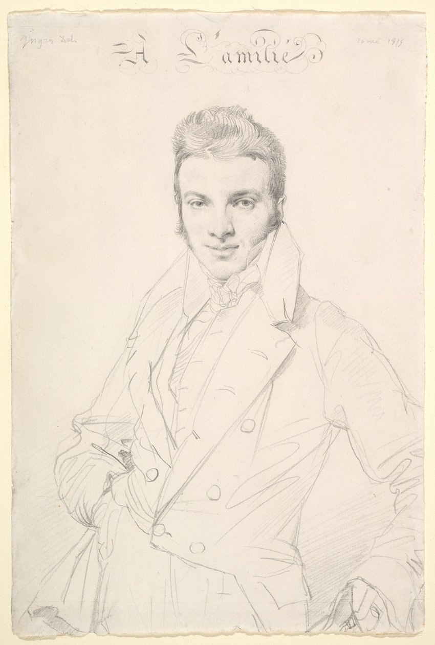 Jean-Joseph Fournier av Jean Auguste Dominique Ingres