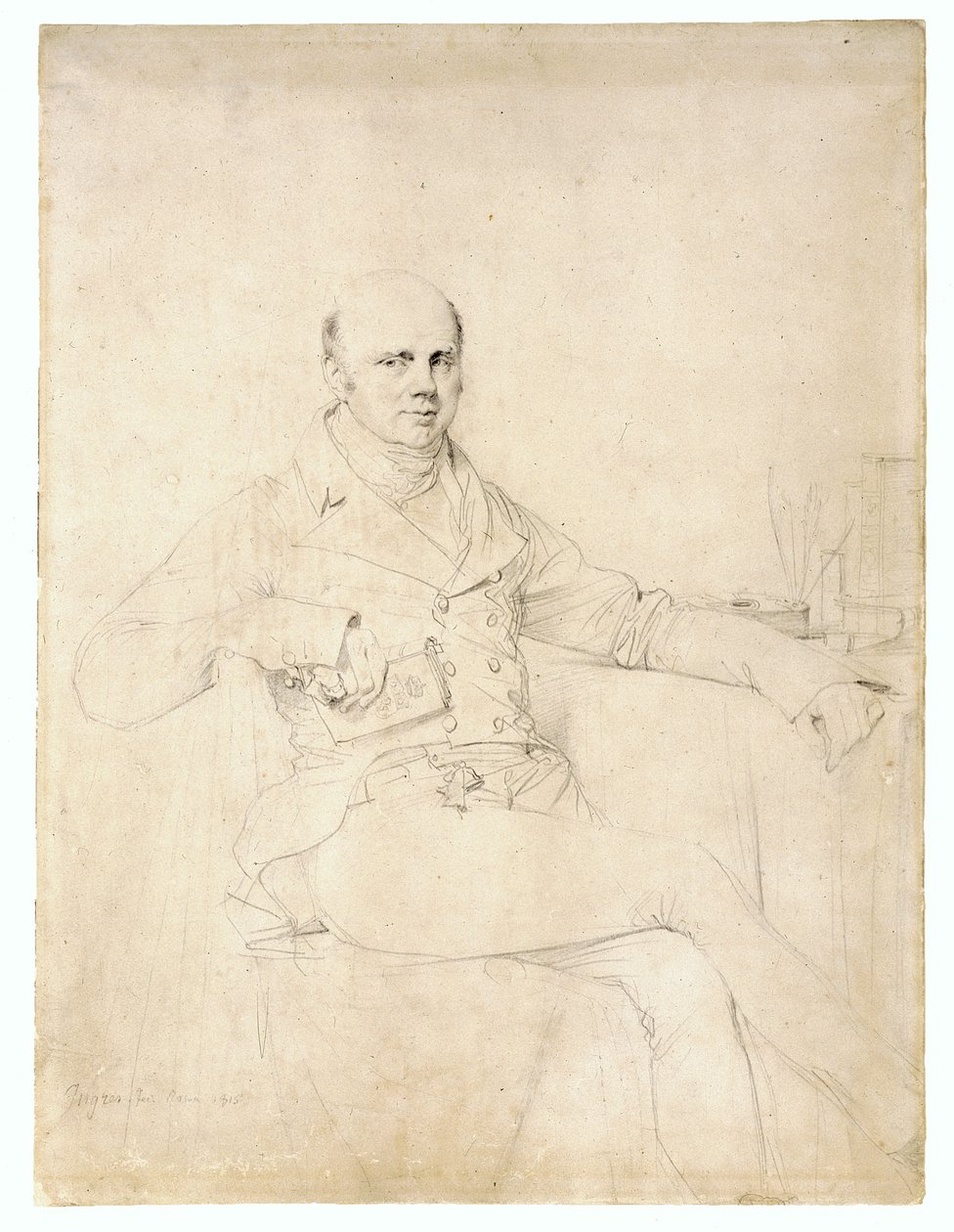 John Russell, sjätte hertigen av Bedford av Jean Auguste Dominique Ingres