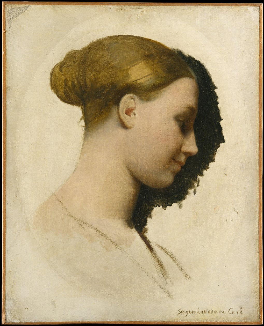 Fru Edmond Cavé (Marie-Élisabeth Blavot, född 1810) av Jean Auguste Dominique Ingres