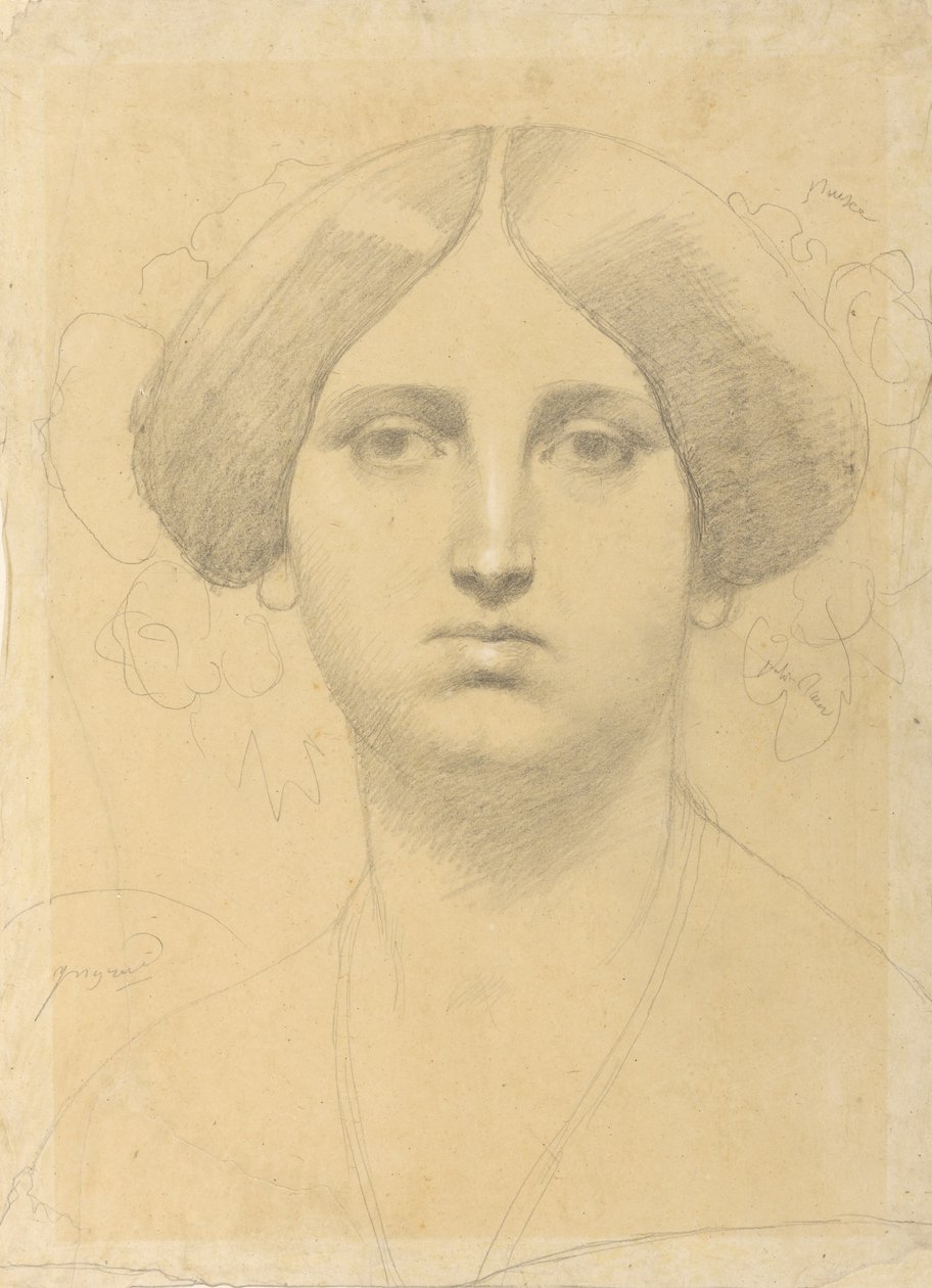 Fru Moitessier av Jean Auguste Dominique Ingres