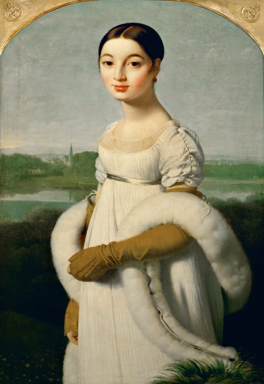Fröken Caroline Riviere av Jean Auguste Dominique Ingres