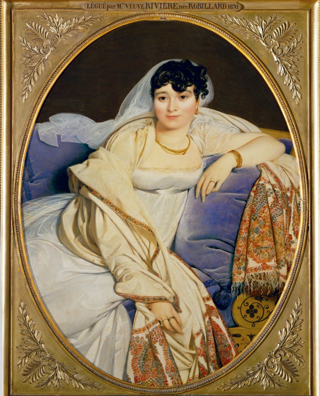 Mme. Riviere, född Marie Francoise Jacquette Bibiane Blot ... av Jean Auguste Dominique Ingres