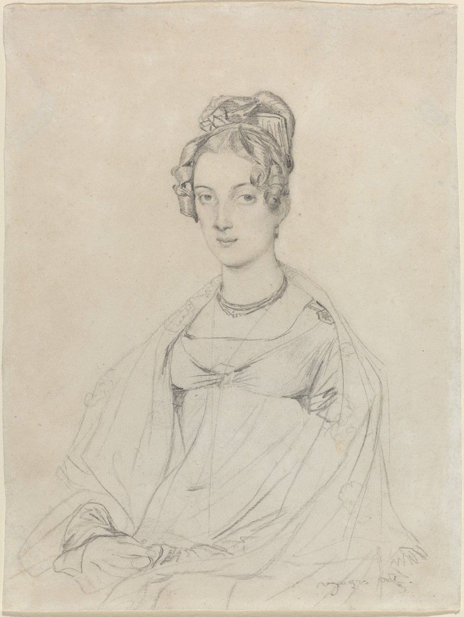 Mrs Edward Dodwell av Jean Auguste Dominique Ingres