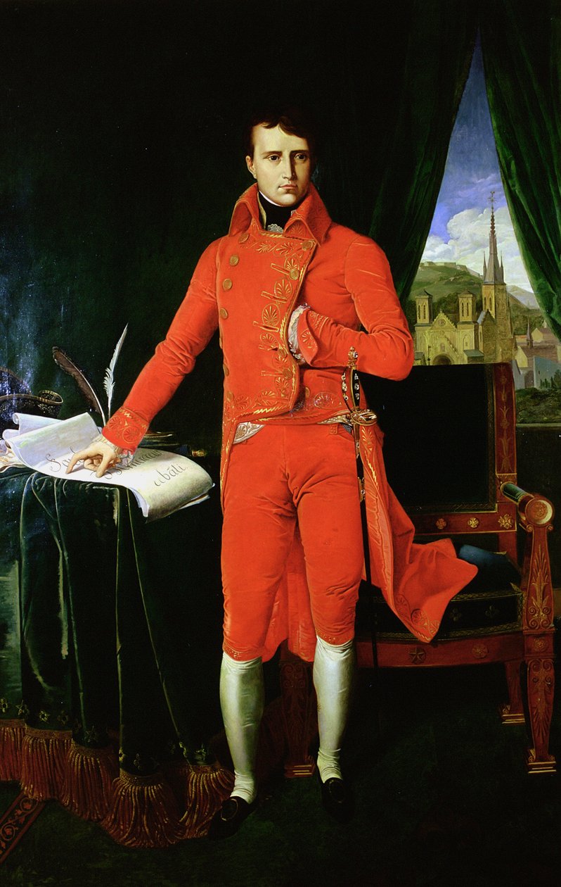 Napoleon Bonaparte förste konsul, 1803-1804 av Jean Auguste Dominique Ingres