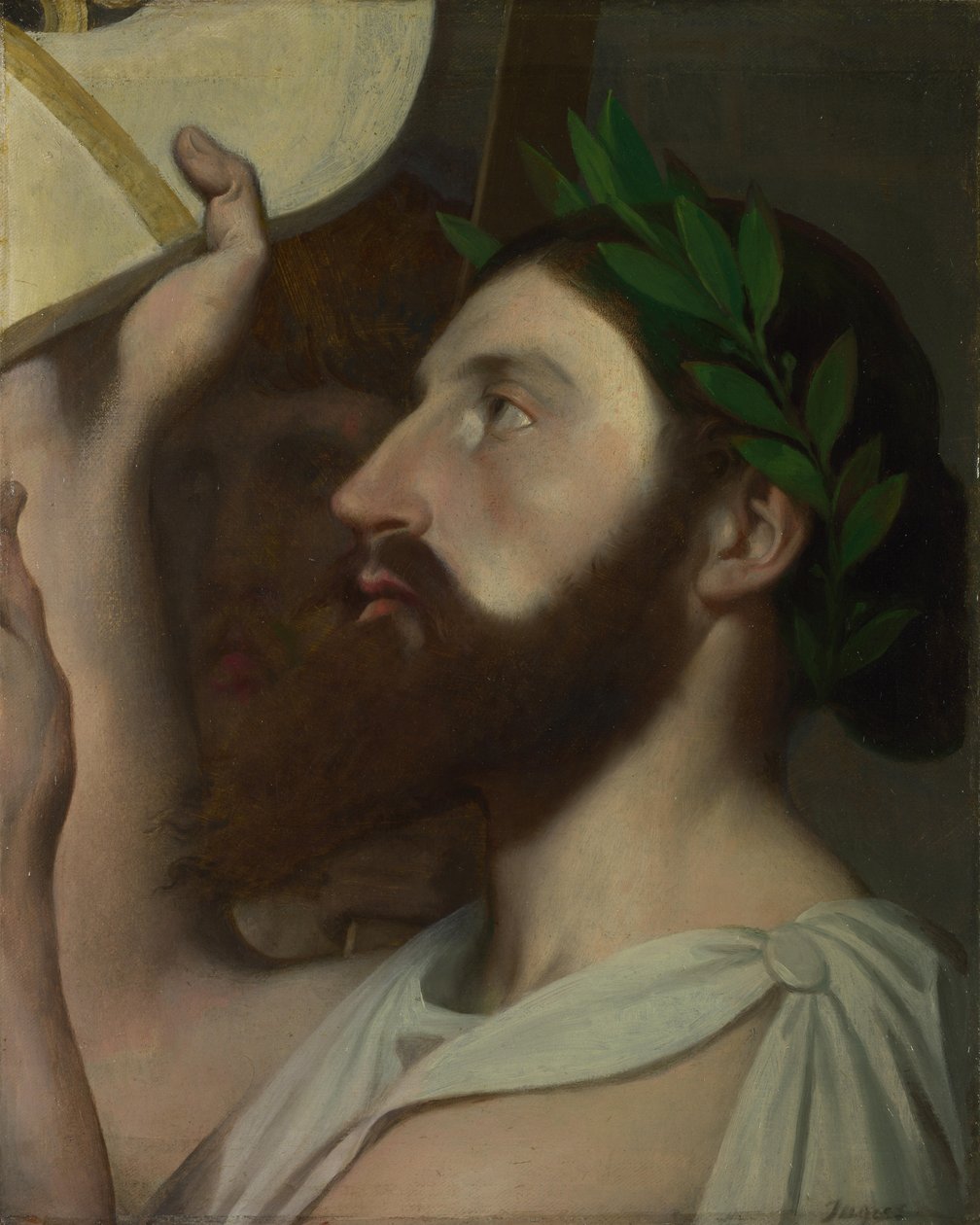 Pindar och Ictinus, mellan 1830 och 1867 av Jean Auguste Dominique Ingres