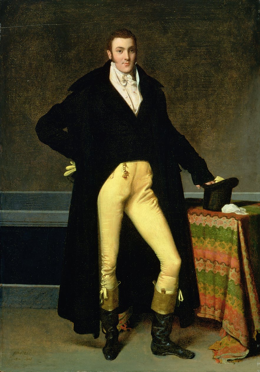 Porträtt av Joseph-Antoine de Nogent, 1815 av Jean Auguste Dominique Ingres