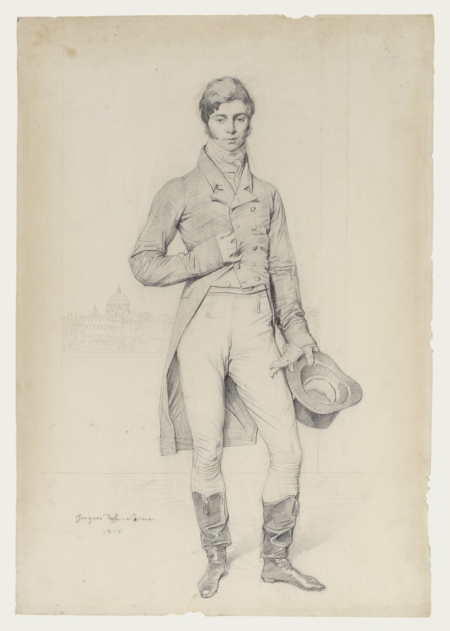 Porträtt av Lord Grantham av Jean Auguste Dominique Ingres