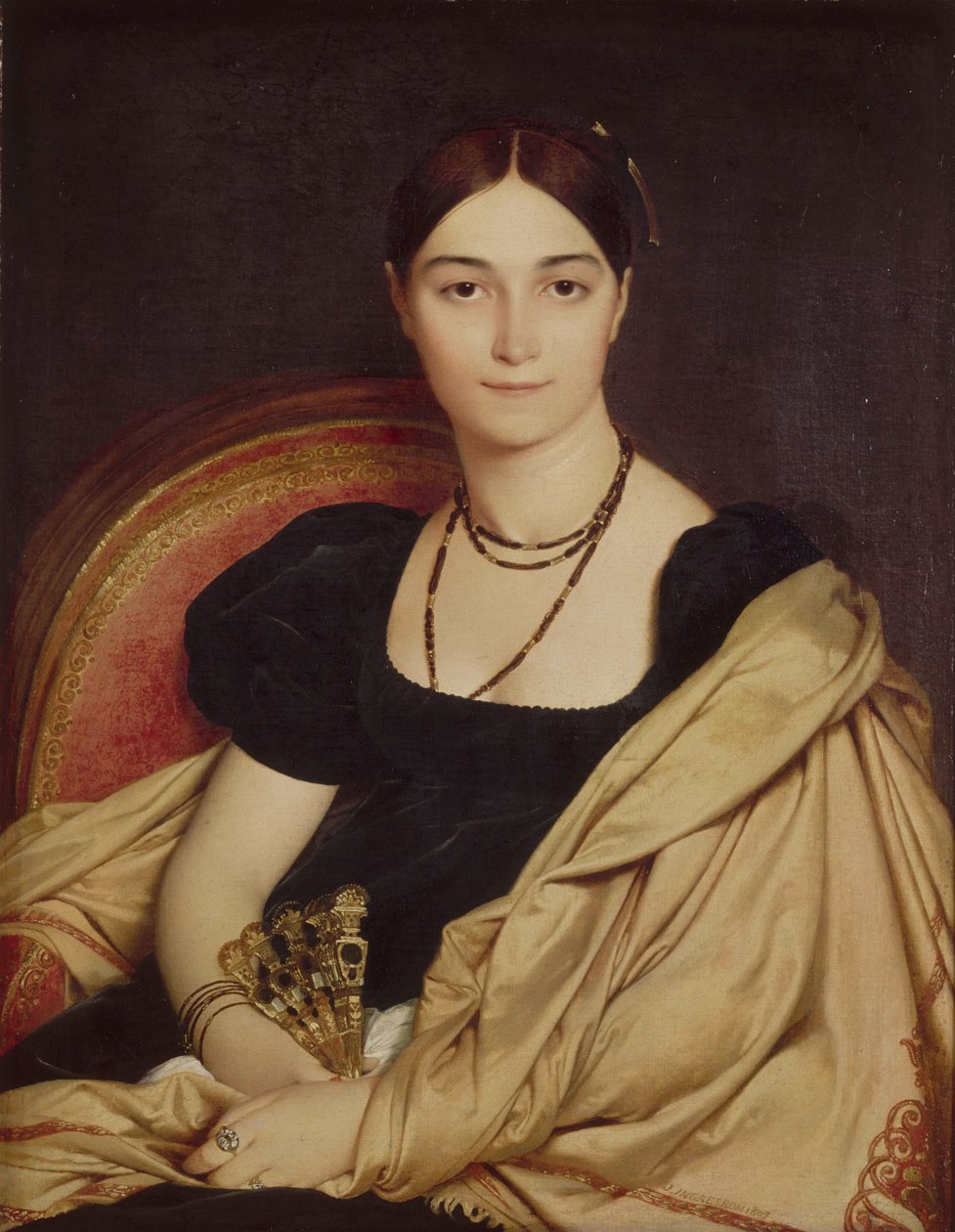 Porträtt av Madame Duvaucey, 1807 av Jean Auguste Dominique Ingres