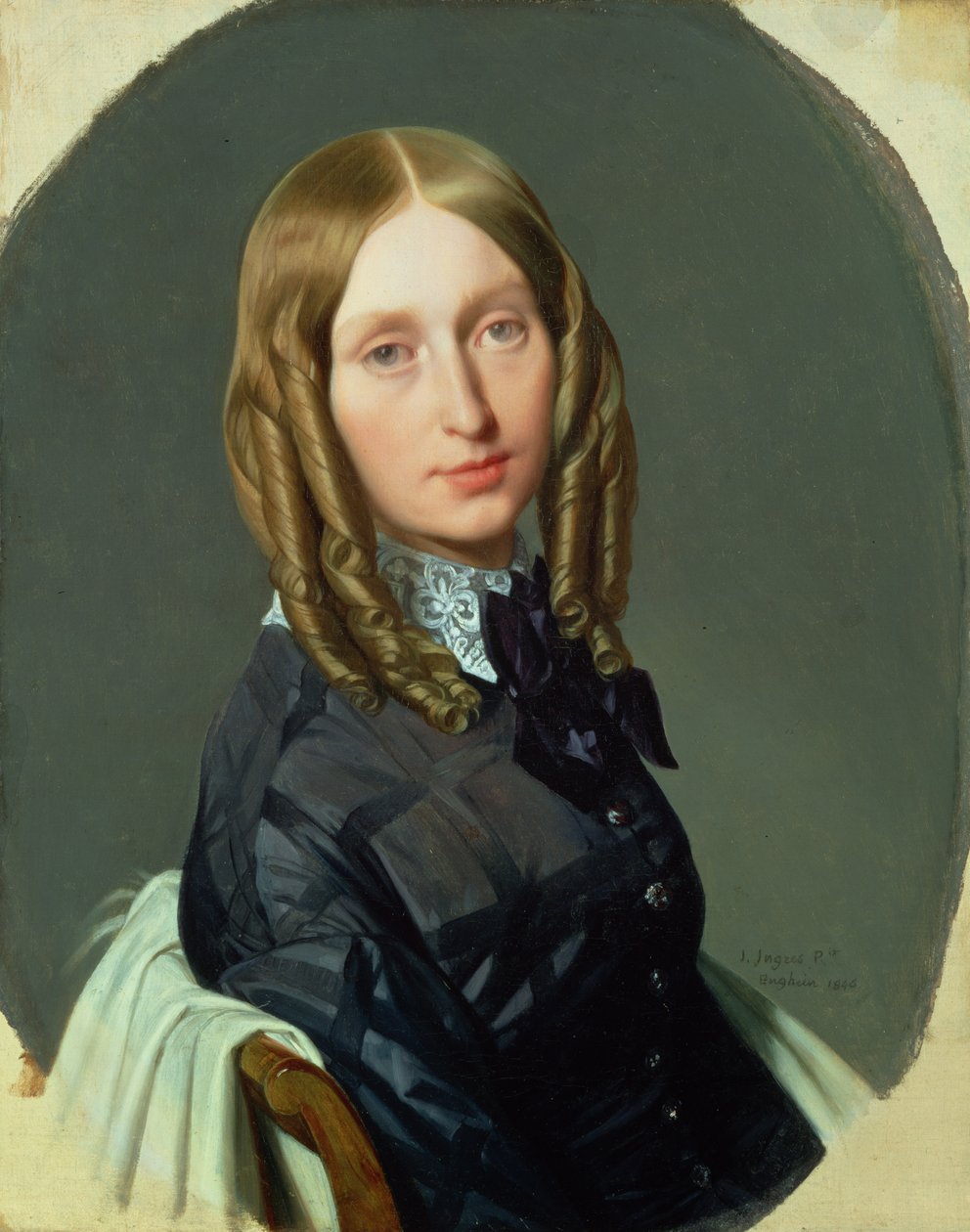 Porträtt av Madame Frederic Reiset, 1846 av Jean Auguste Dominique Ingres