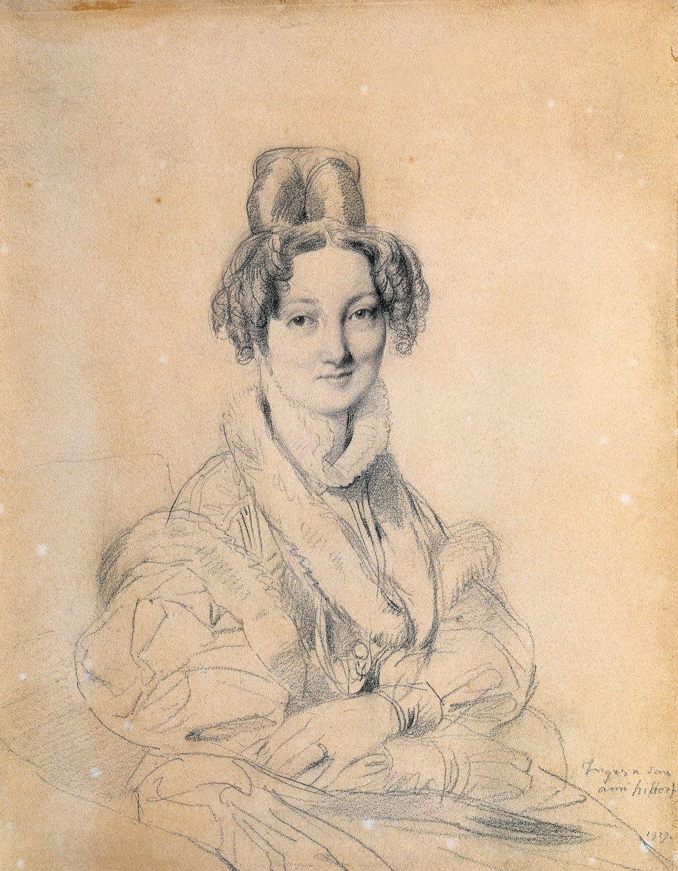 Porträtt av Madame Hittorff av Jean Auguste Dominique Ingres