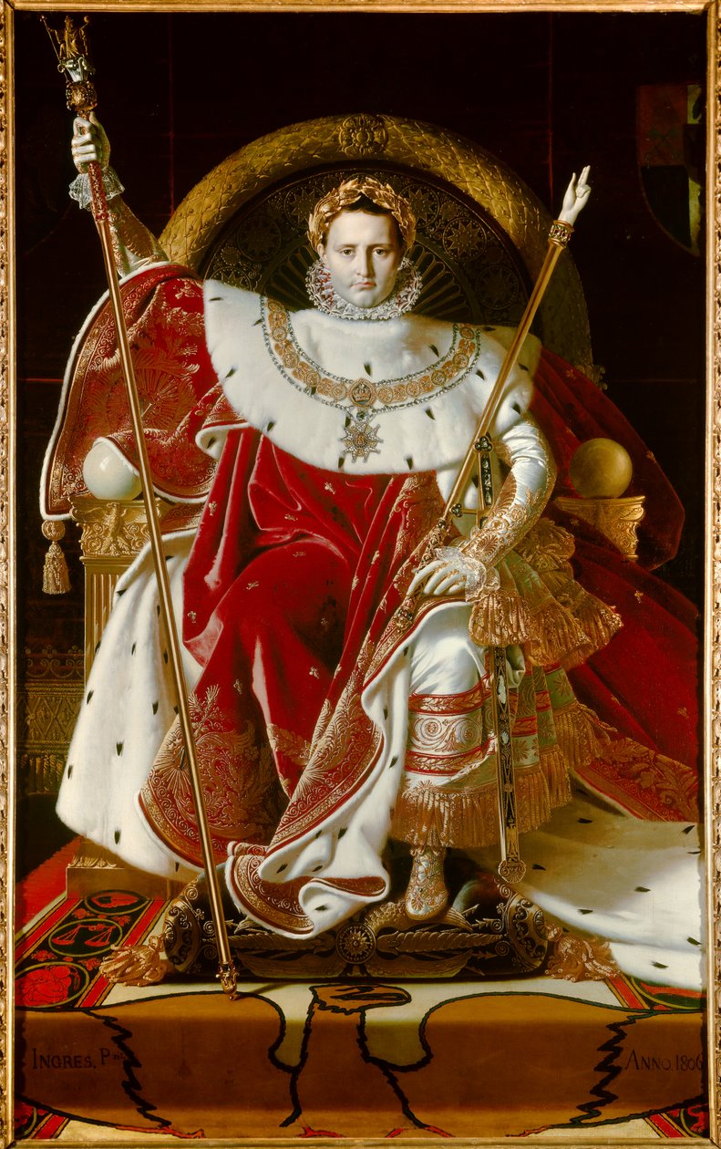 Porträtt av Napoleon I av Jean Auguste Dominique Ingres