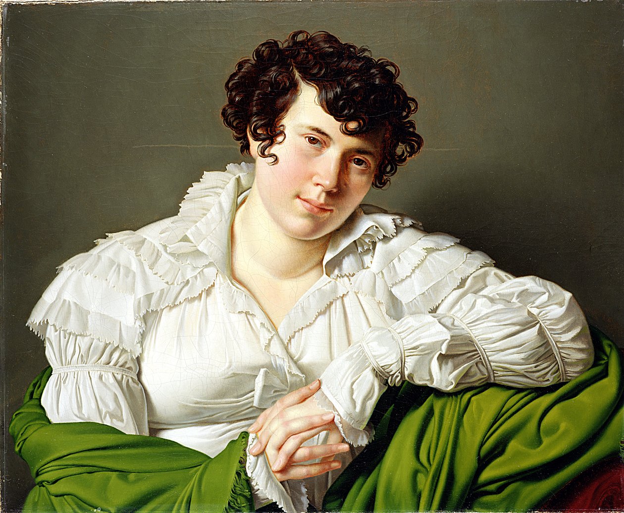 Porträtt av en ung kvinna, ca 1805 (olja på duk) av Jean Auguste Dominique Ingres