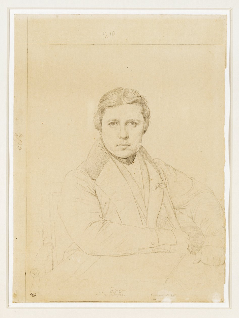 Självporträtt av konstnären ... av Jean Auguste Dominique Ingres