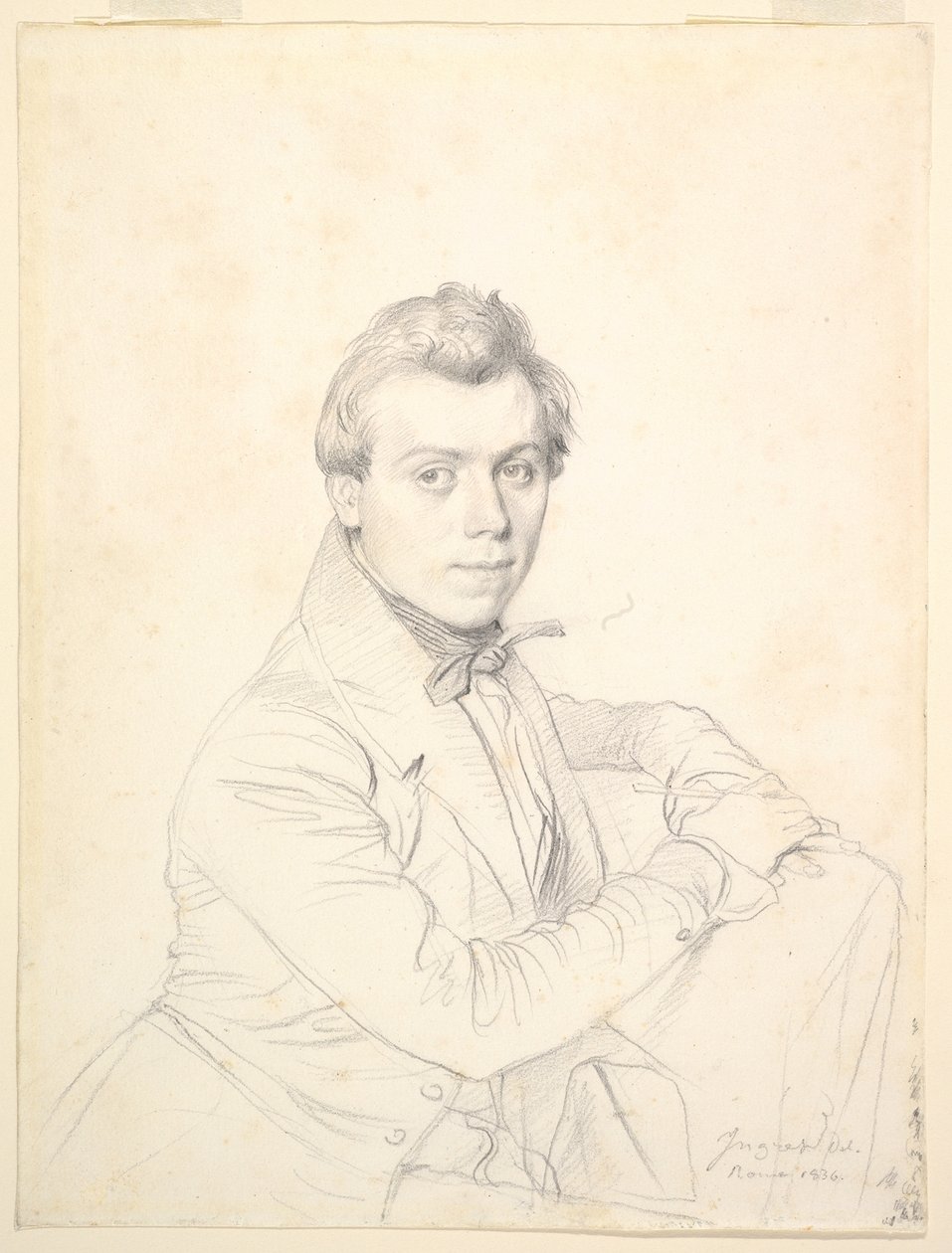Arkitekten Charles-Victor Famin av Jean Auguste Dominique Ingres