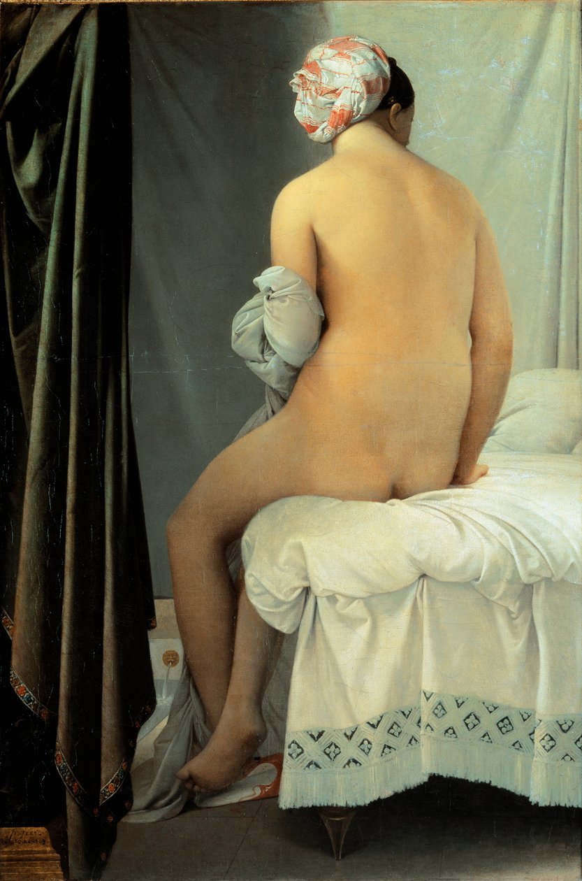 Badaren, känd som Valpincon Badaren av Jean Auguste Dominique Ingres