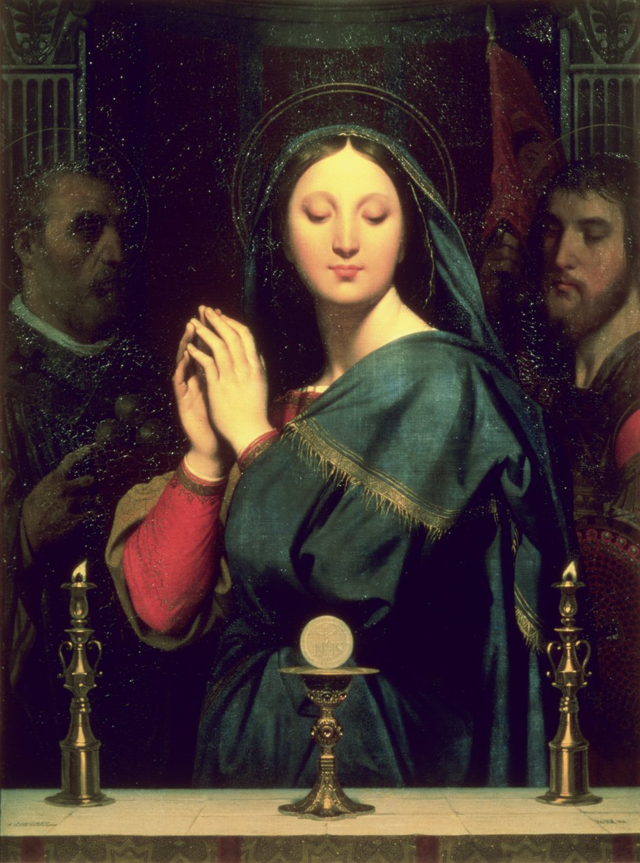 Jungfrun med värden, 1841 av Jean Auguste Dominique Ingres