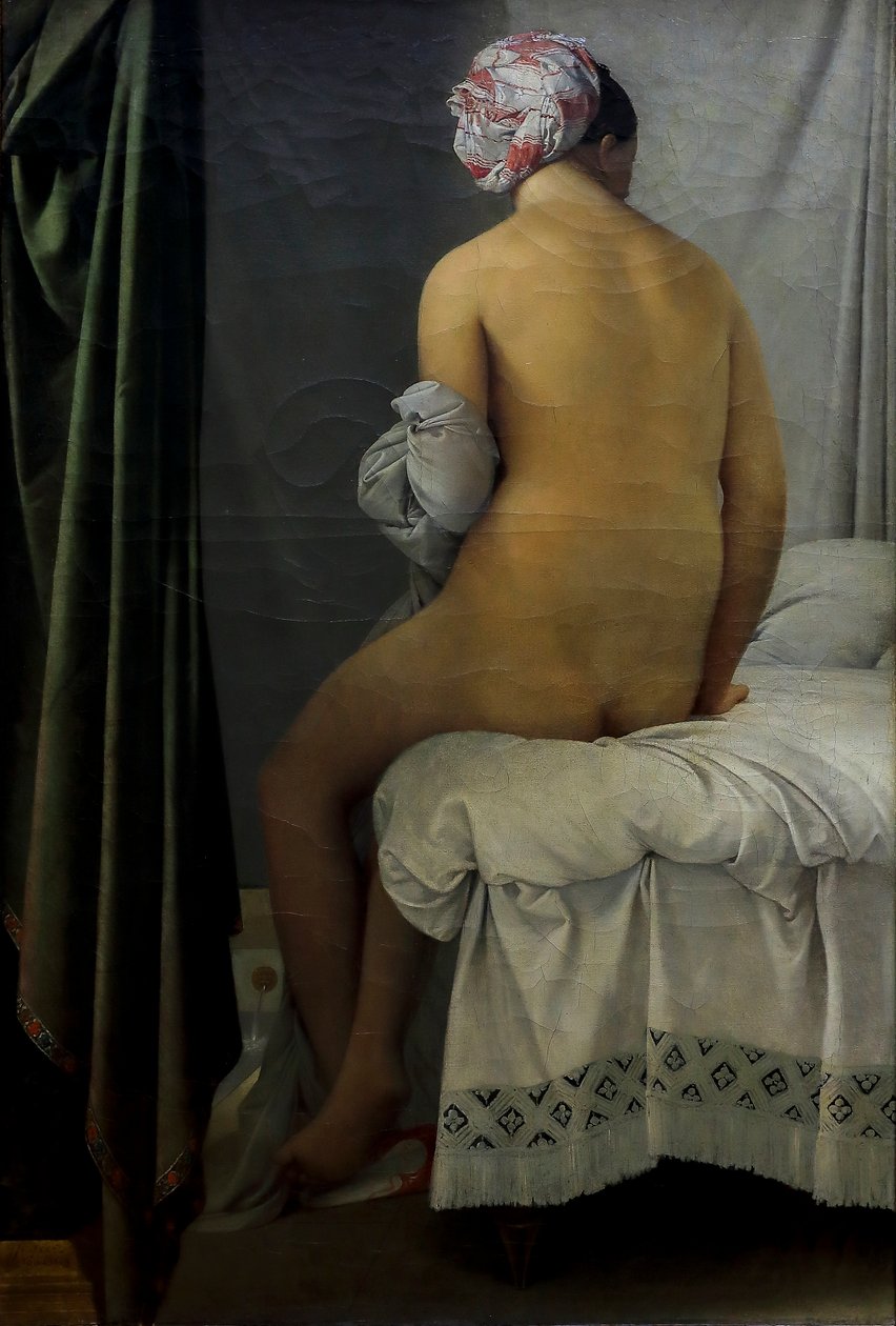 Badaren (Valpiçon-badaren) av Jean Auguste Dominique Ingres