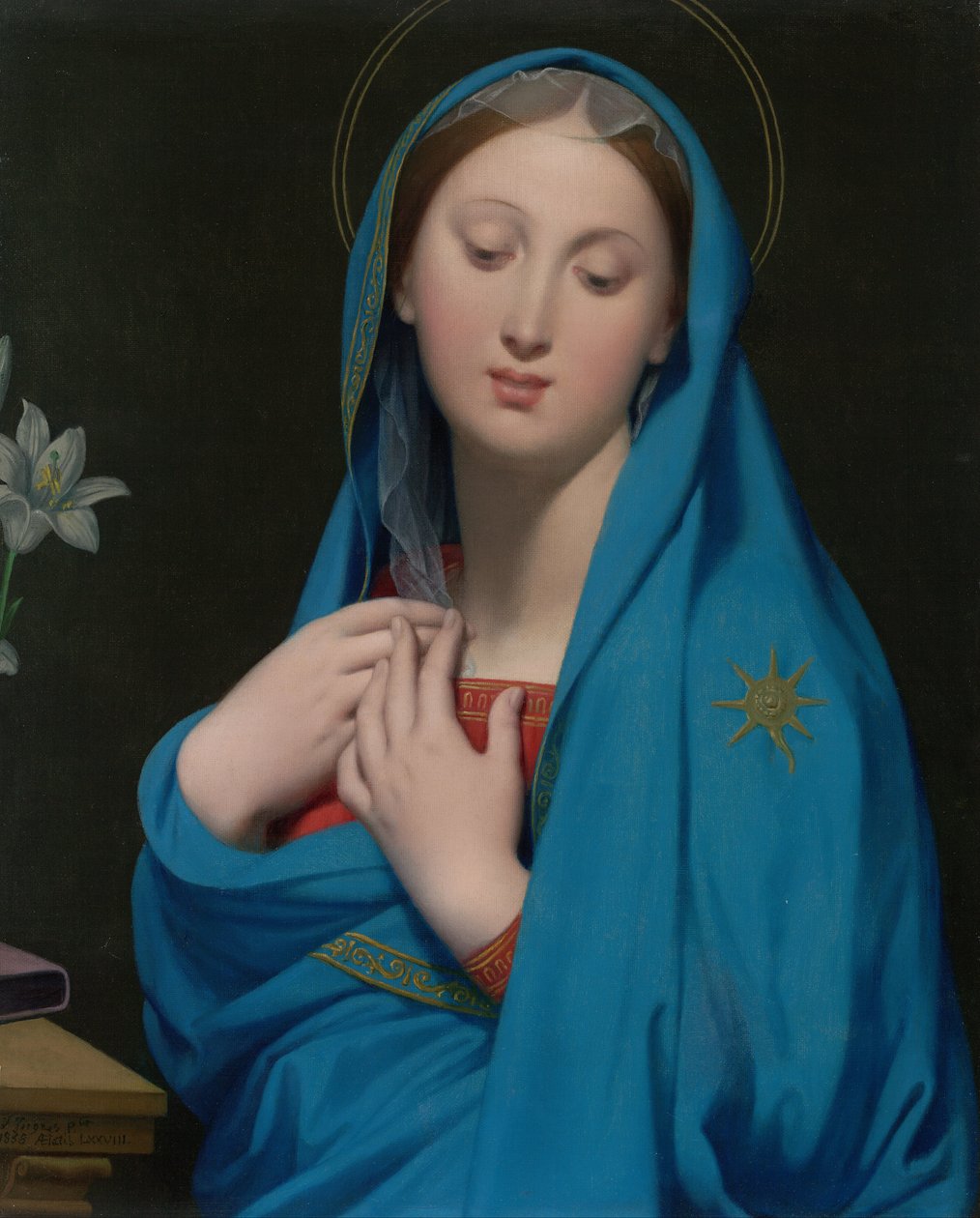 Jungfru av adoptionen av Jean Auguste Dominique Ingres