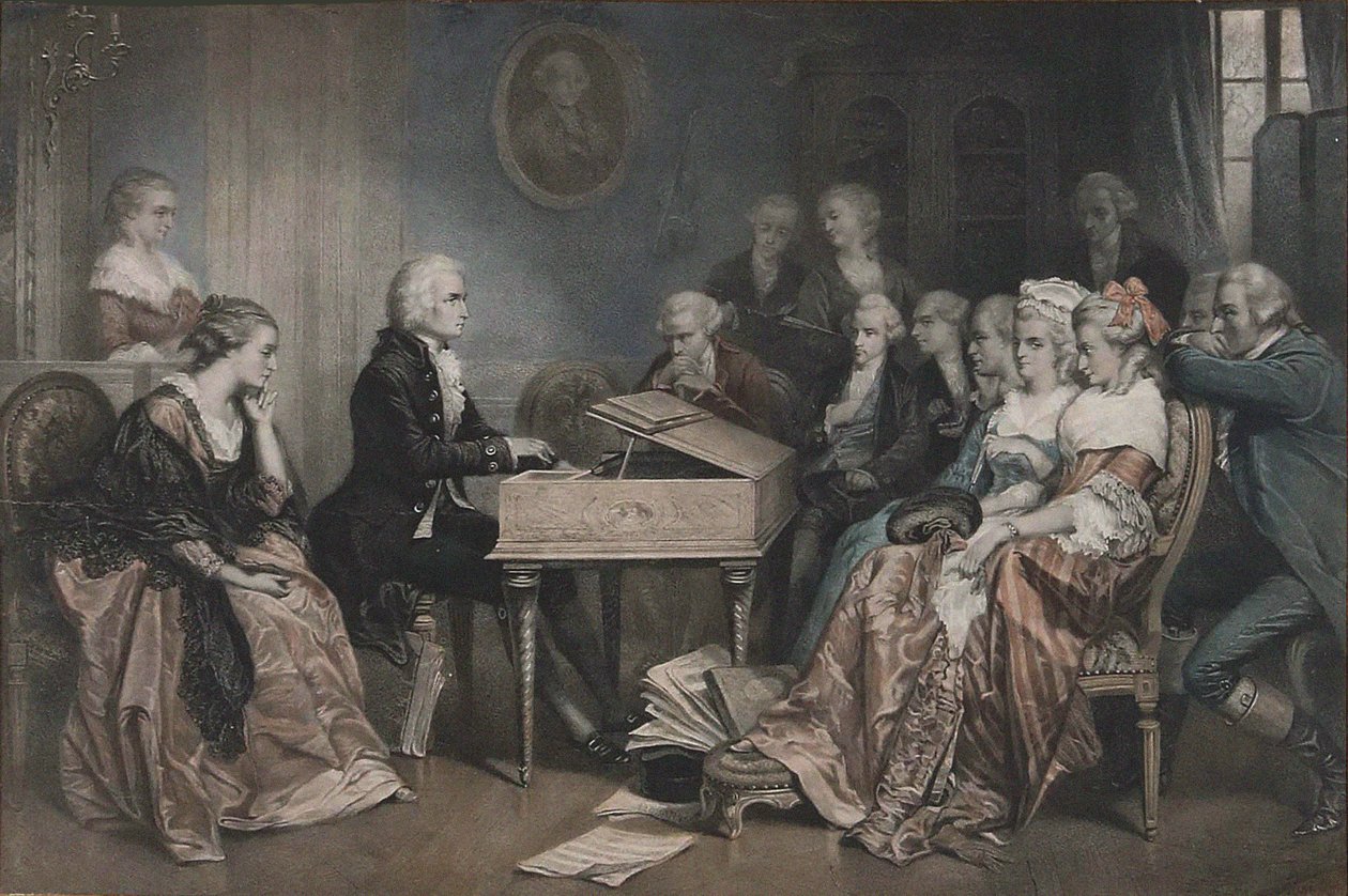 Mozart i Wien. av Jean Baptiste Alfred Cornilliet