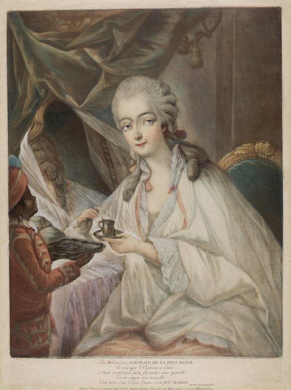 Madame du Barry, 1771 av Jean Baptiste André Gautier Dagoty