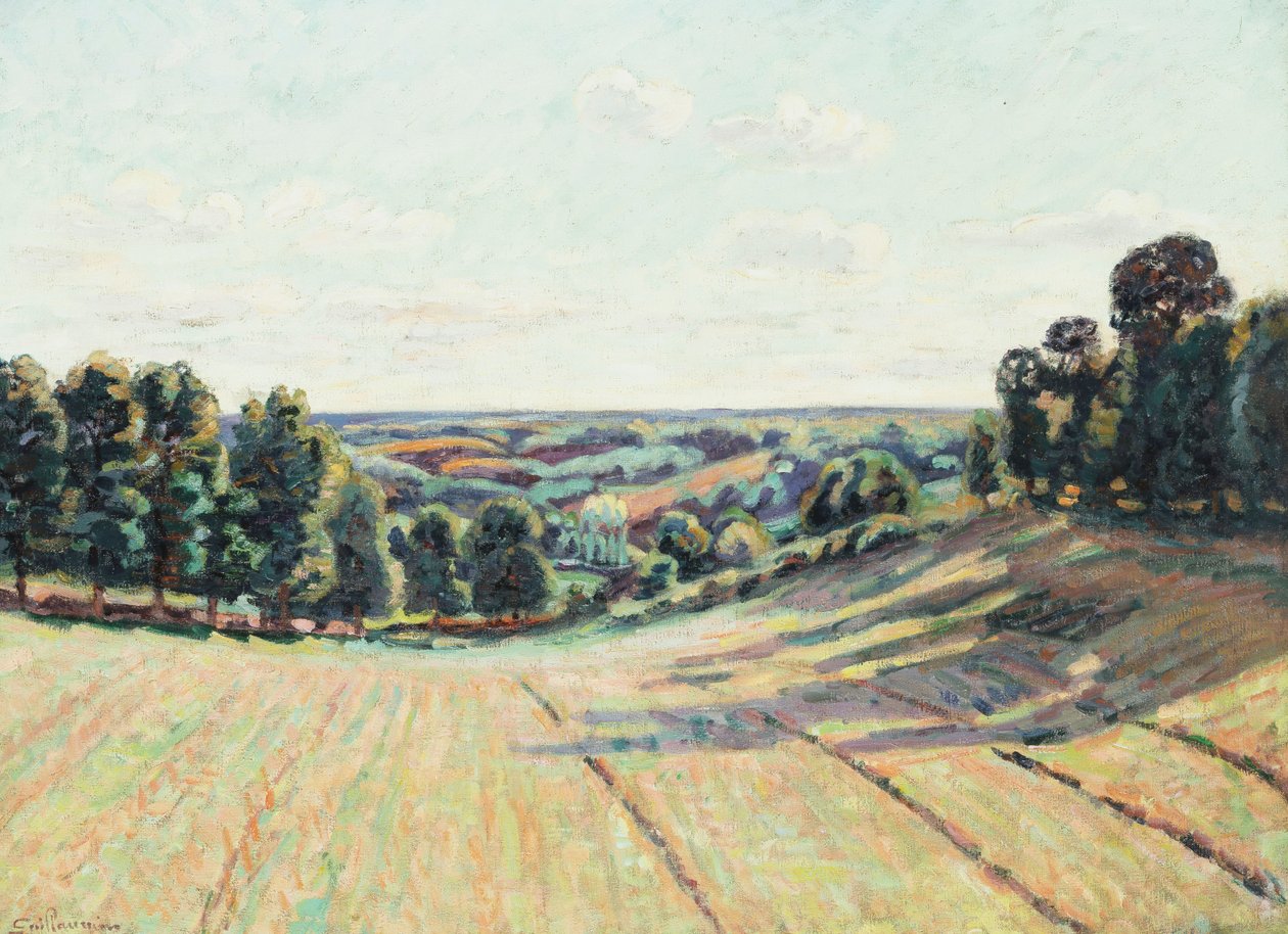 Kuperat landskap i La Creuse, ca 1900 av Jean Baptiste Armand Guillaumin