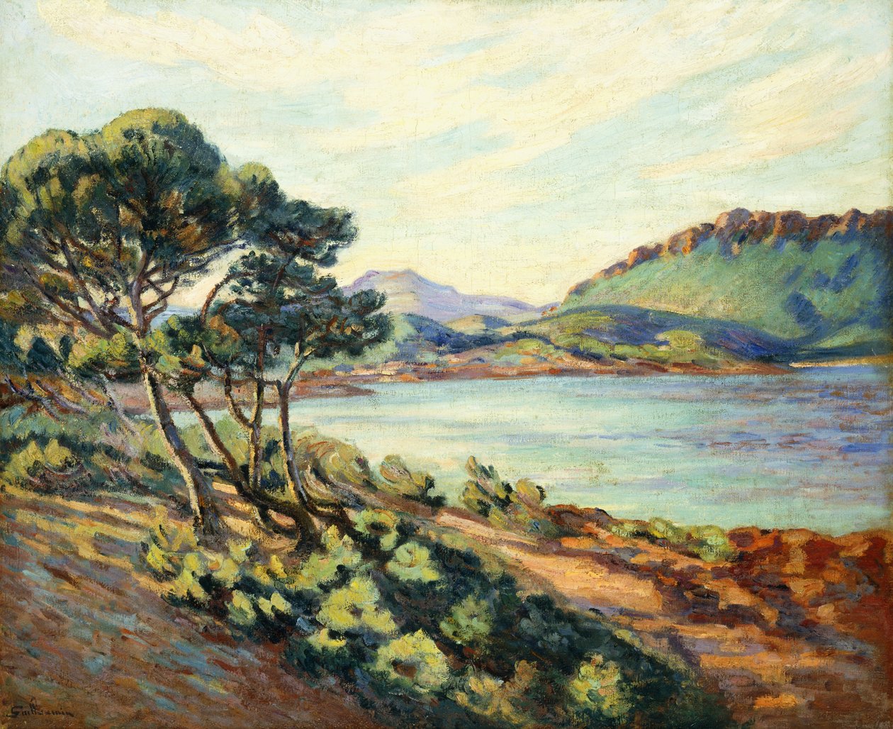 La Baie d "Agay, ca 1910 av Jean Baptiste Armand Guillaumin