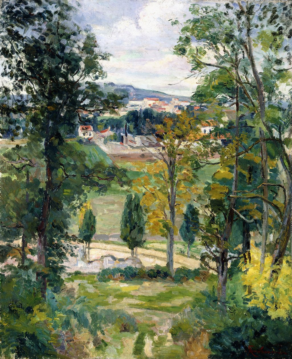 Landskapet i Ile de France, c.1879 av Jean Baptiste Armand Guillaumin