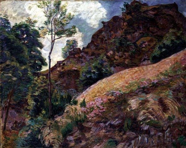 The Banks of the Luys River (olja på duk) av Jean Baptiste Armand Guillaumin