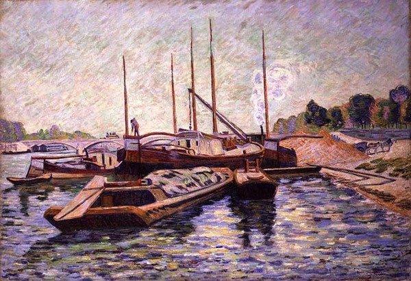 Seinen vid Charenton-le-Pont, ca 1885 (olja på duk) av Jean Baptiste Armand Guillaumin