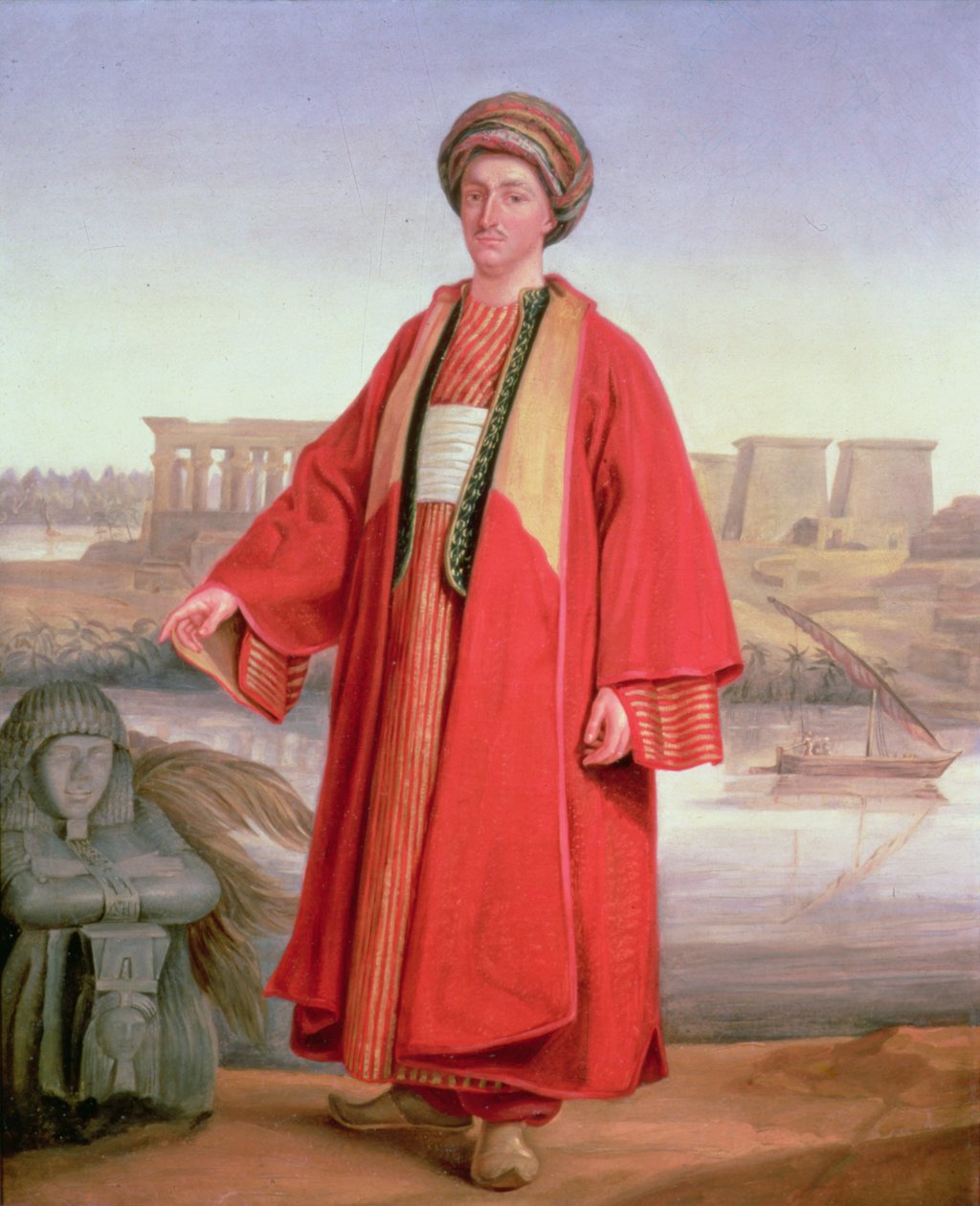 Porträtt av Hon. Charles Leonard Irby av Jean Baptiste Borely