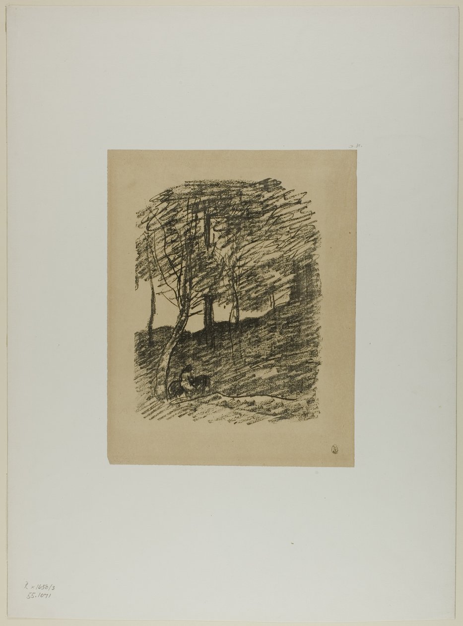 Under träden av Jean Baptiste Camille Corot