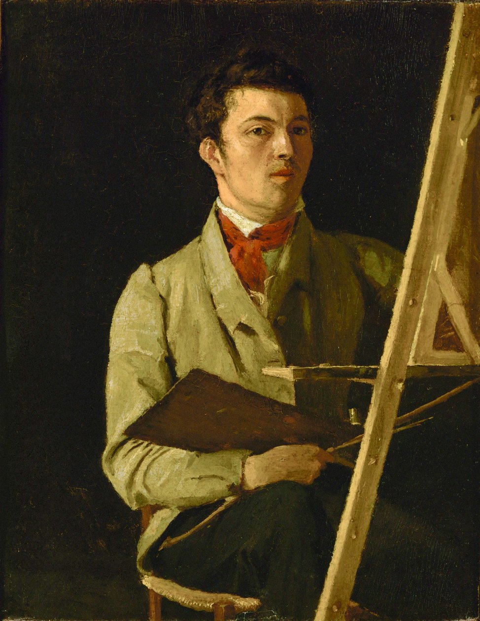 Corot, självporträtt ... av Jean Baptiste Camille Corot