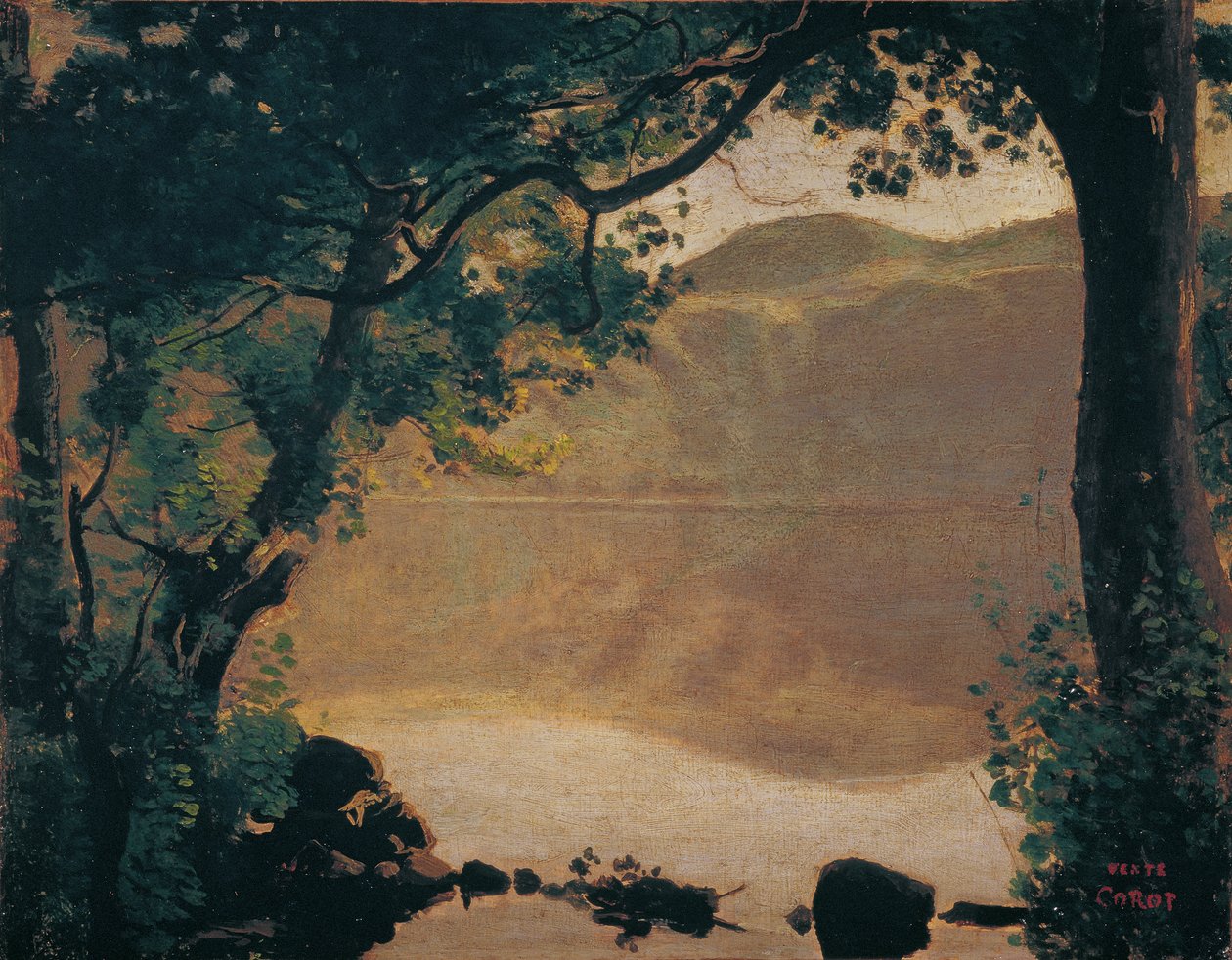 Nemisee av Jean Baptiste Camille Corot