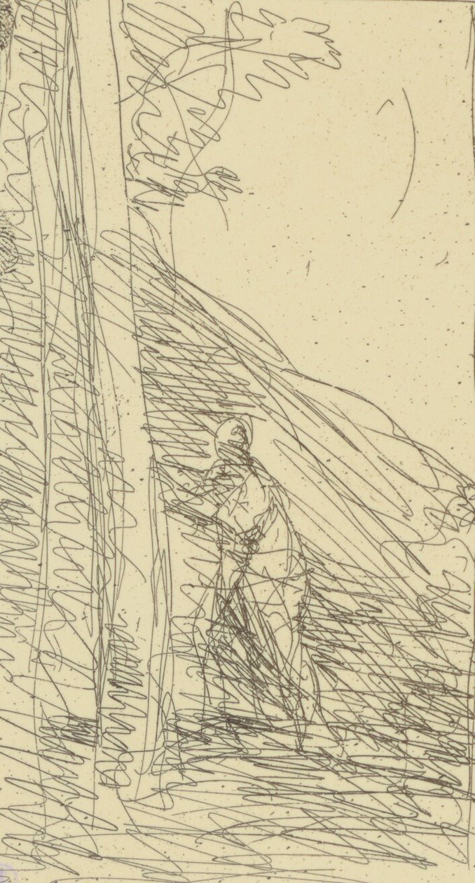 Skribbla av Jean Baptiste Camille Corot