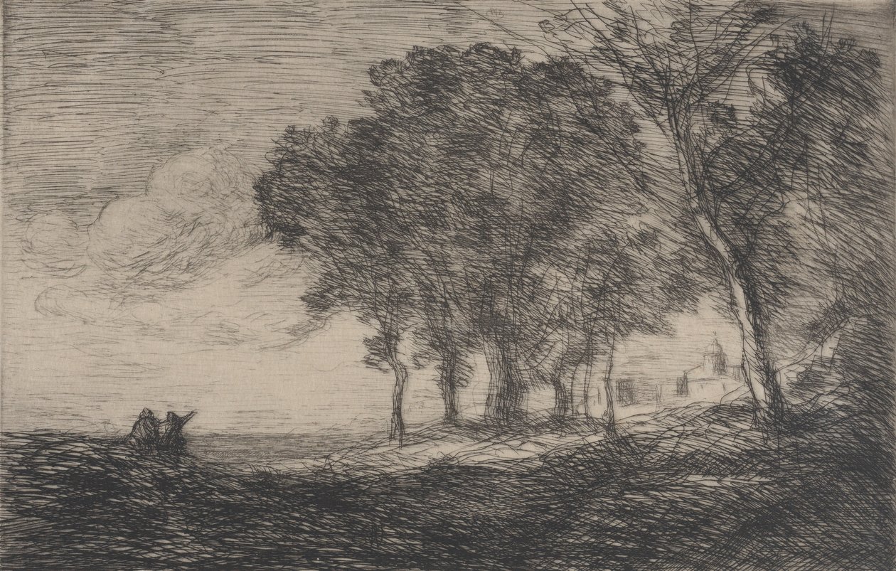 Italienskt landskap Italienskt landskap, ca. 1865. av Jean Baptiste Camille Corot