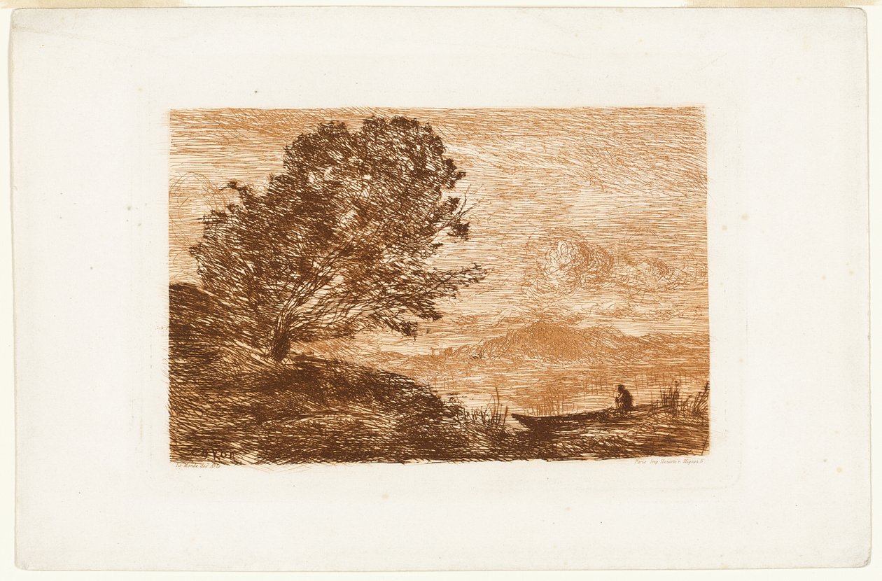 Sjön i Tyrolen av Jean Baptiste Camille Corot
