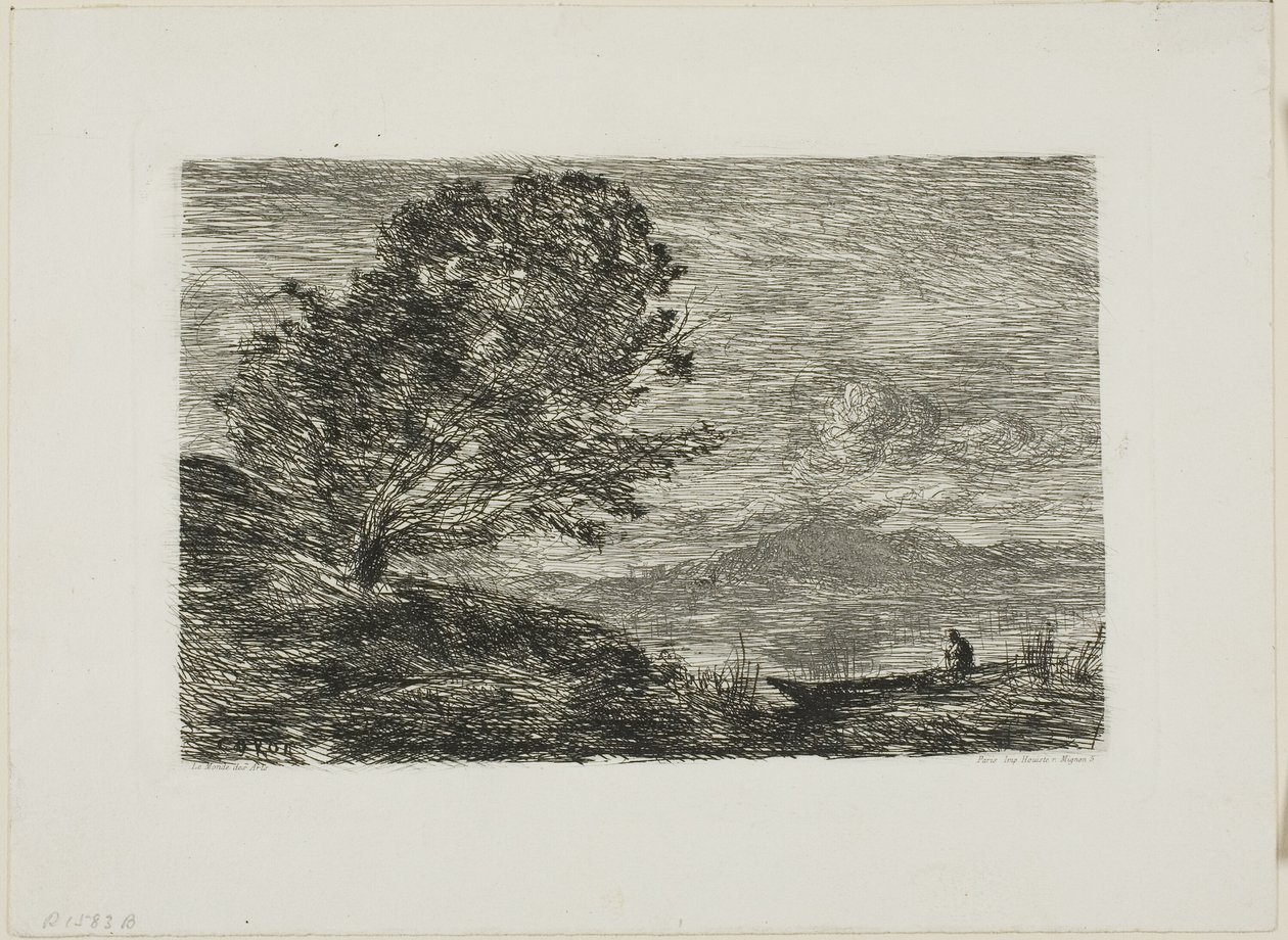 Sjön i Tyrolen av Jean Baptiste Camille Corot
