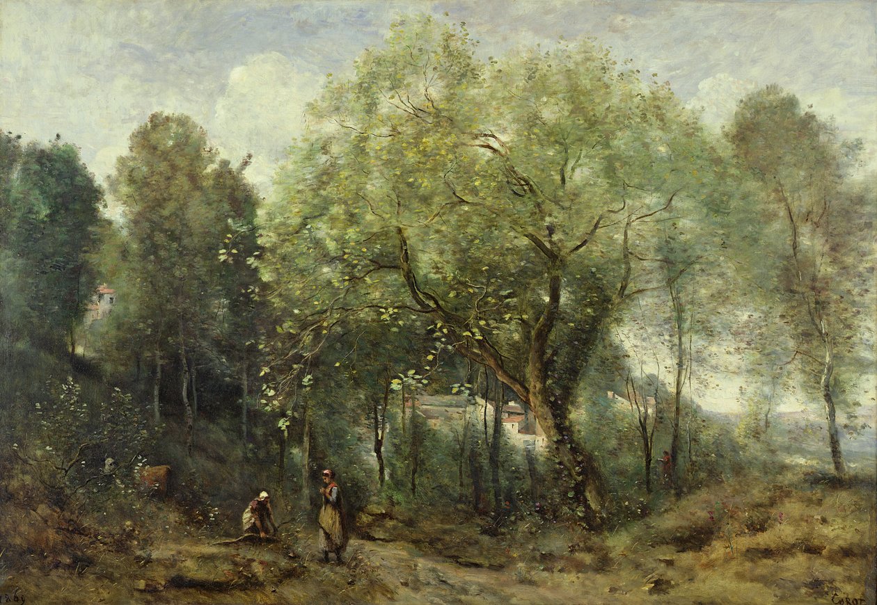 swed av Jean Baptiste Camille Corot