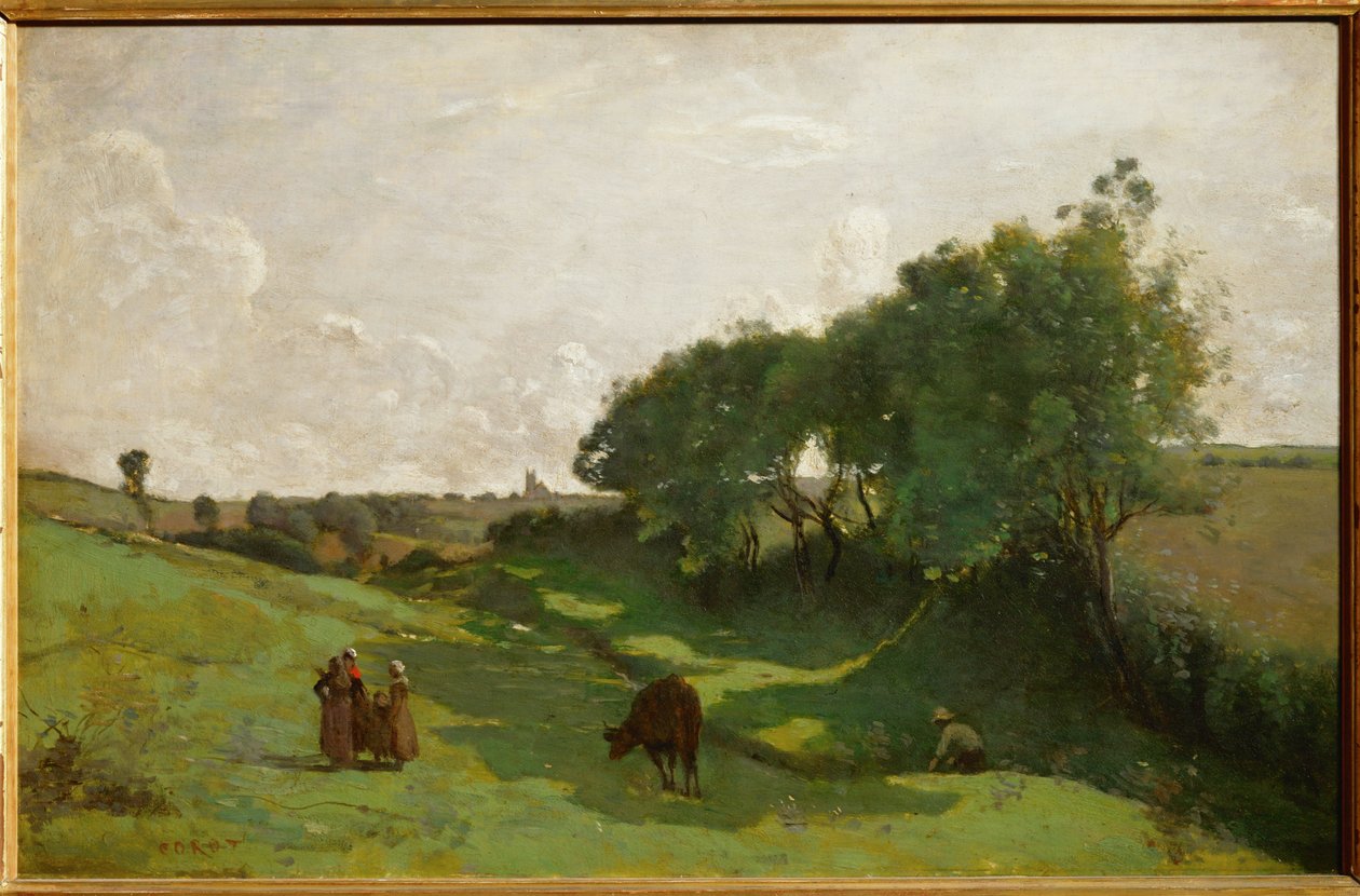 Le vallon - dalen ... av Jean Baptiste Camille Corot