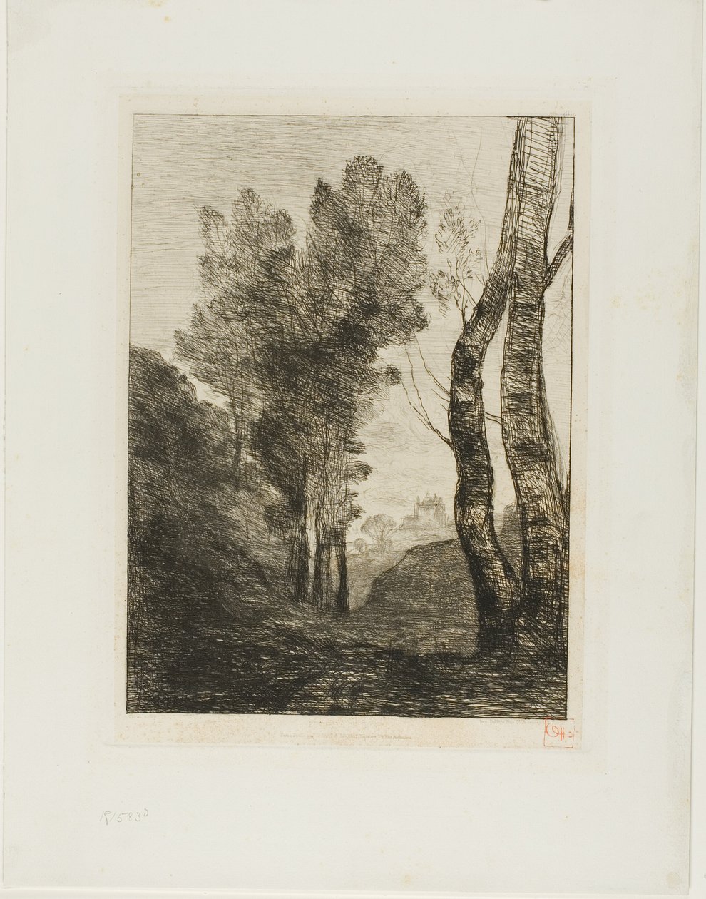 Roms utkanter av Jean Baptiste Camille Corot
