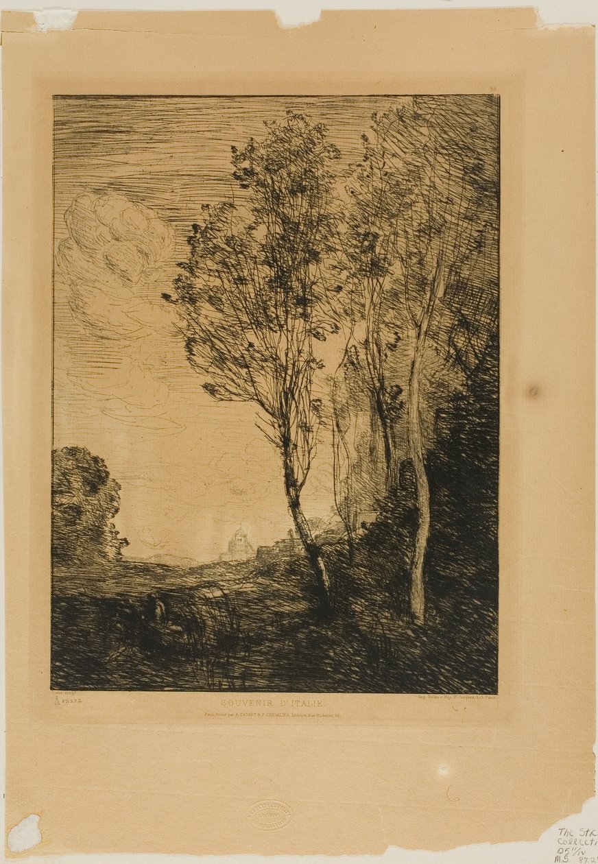 Åminnelse av Italien av Jean Baptiste Camille Corot