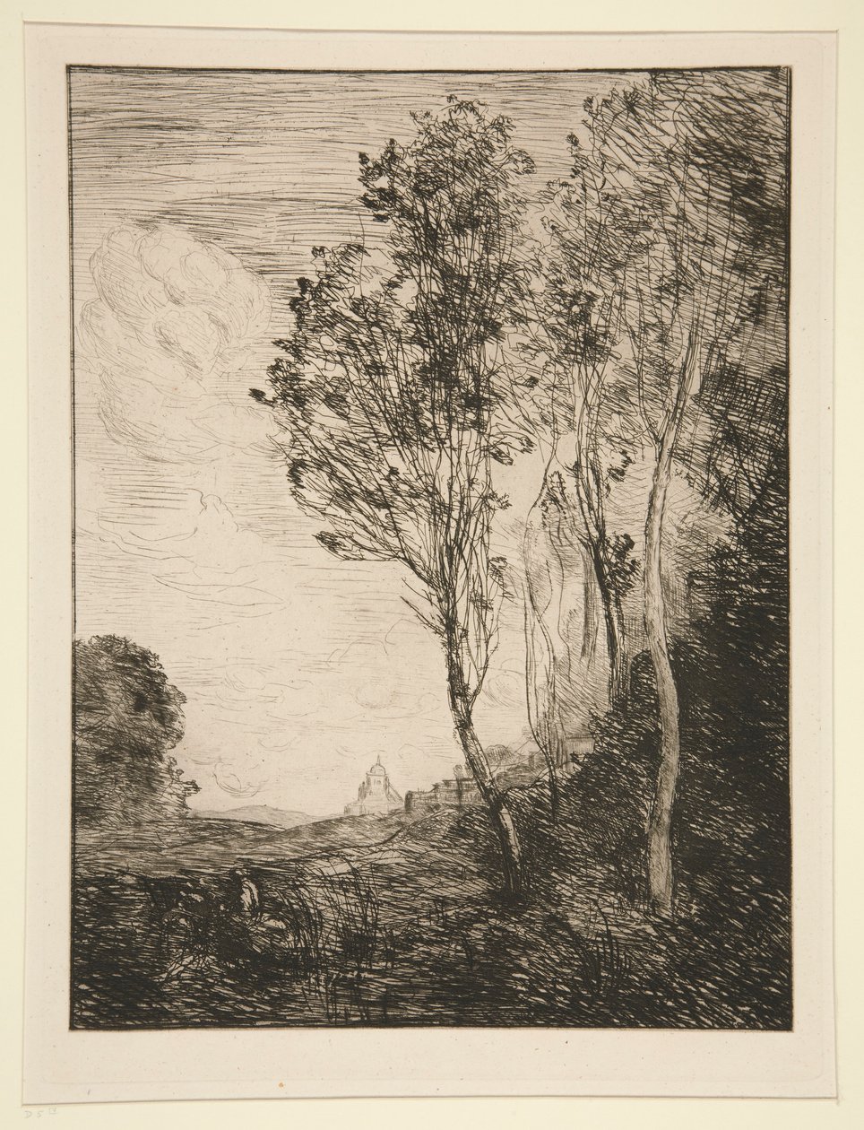 minne av av Jean Baptiste Camille Corot