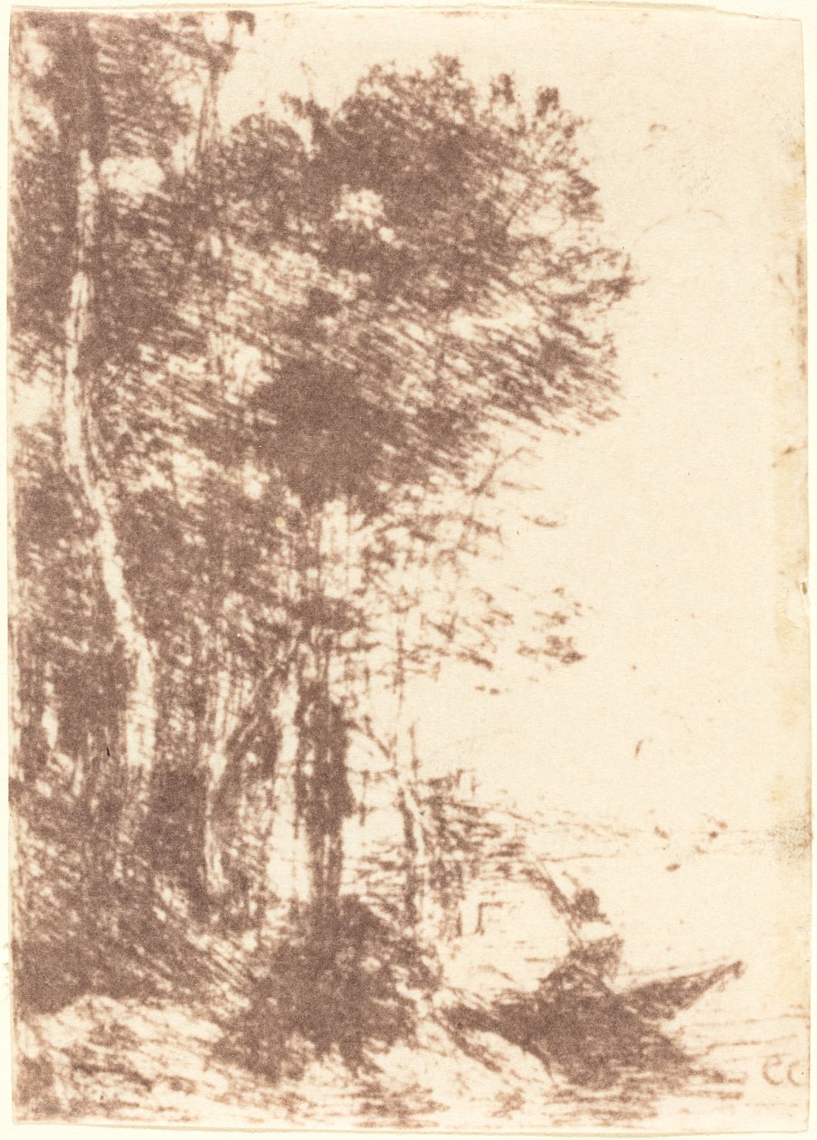 Souvenir från Fampoux av Jean Baptiste Camille Corot