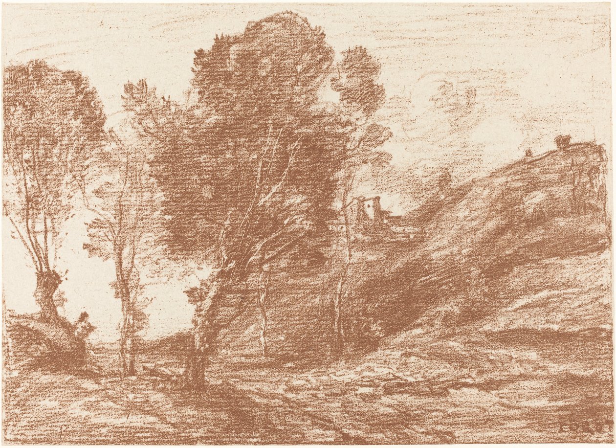 Souvenir av Italien av Jean Baptiste Camille Corot