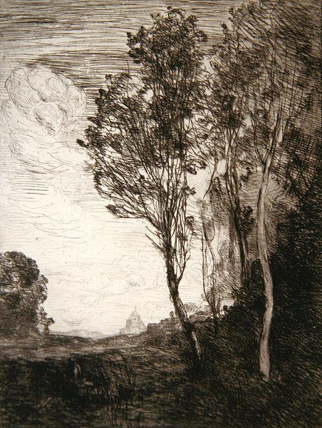 Souvenir av Italien av Jean Baptiste Camille Corot