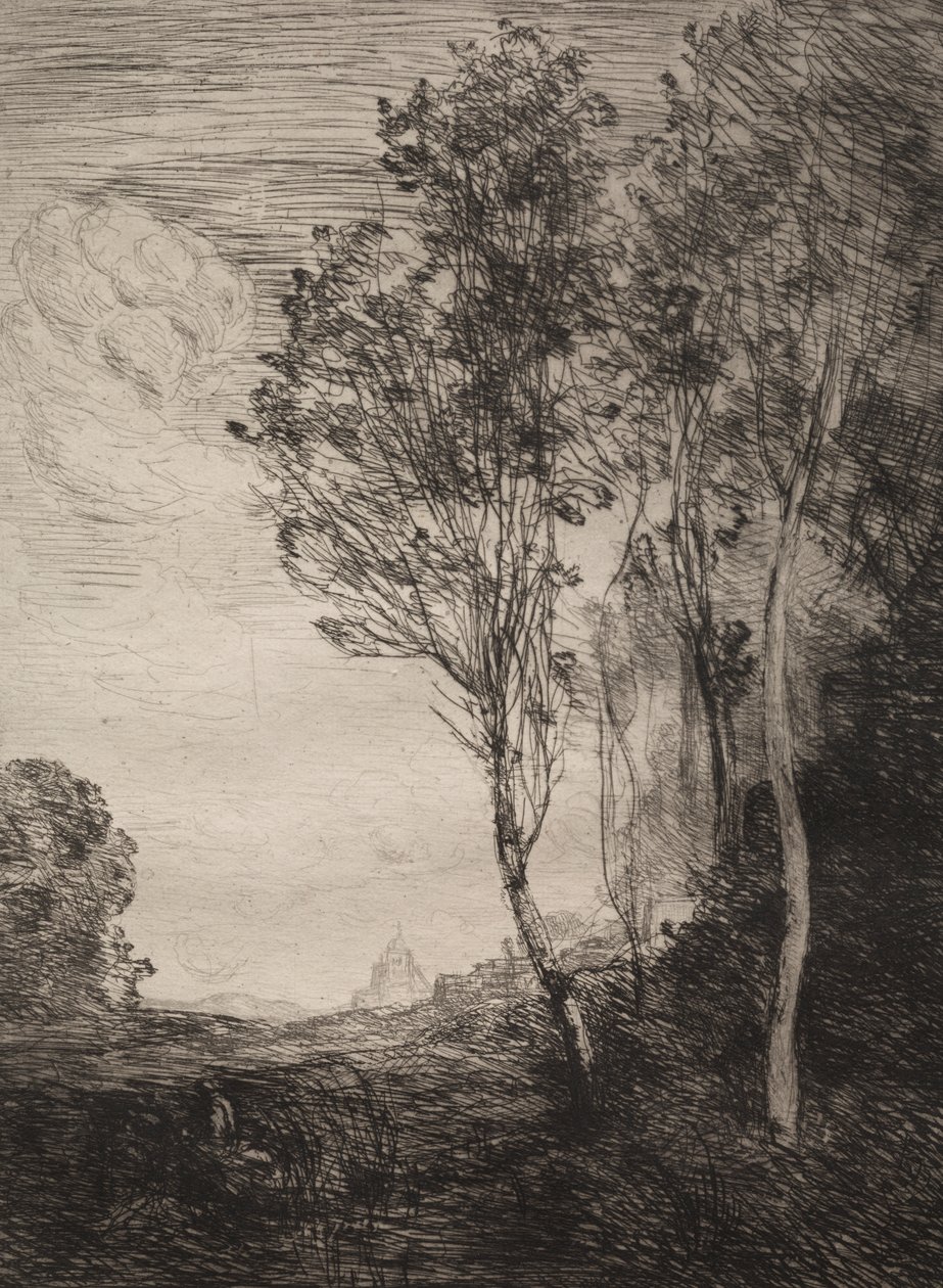 Souvenir av Italien av Jean Baptiste Camille Corot