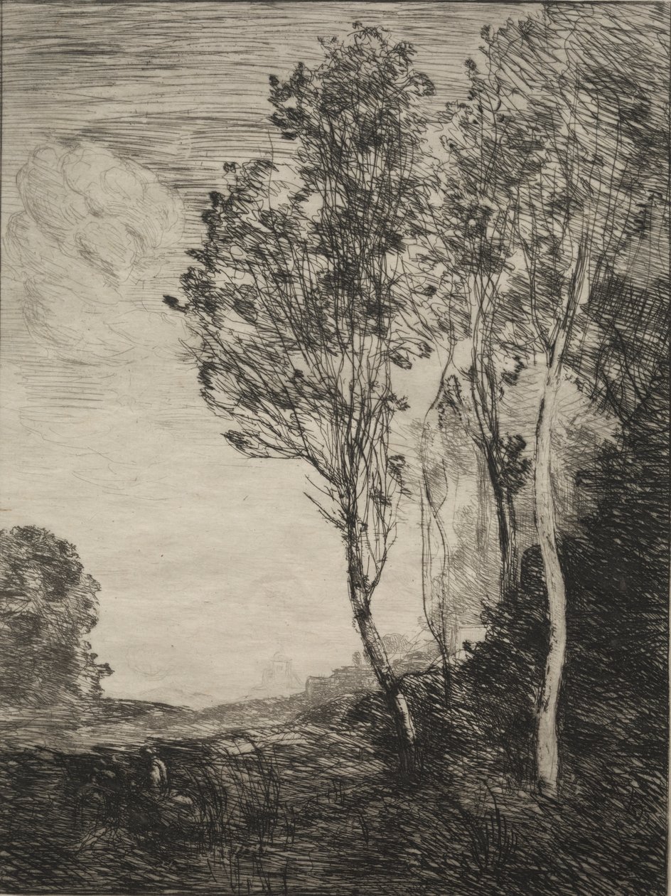 Souvenir av Italien av Jean Baptiste Camille Corot