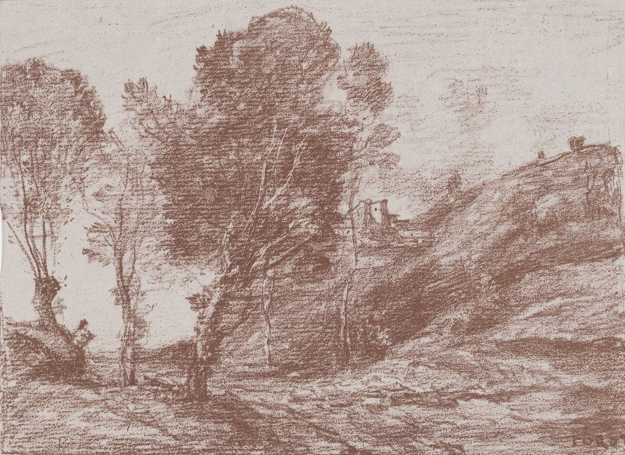 Souvenir från Italien, 1871. av Jean Baptiste Camille Corot