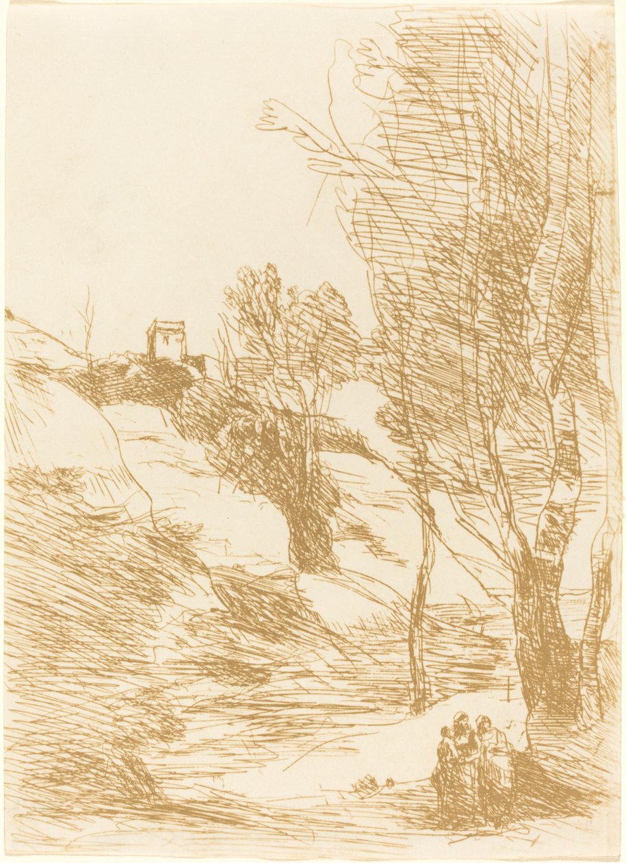 Souvenir från Salerno Souvenir från Salerno, 1871. av Jean Baptiste Camille Corot